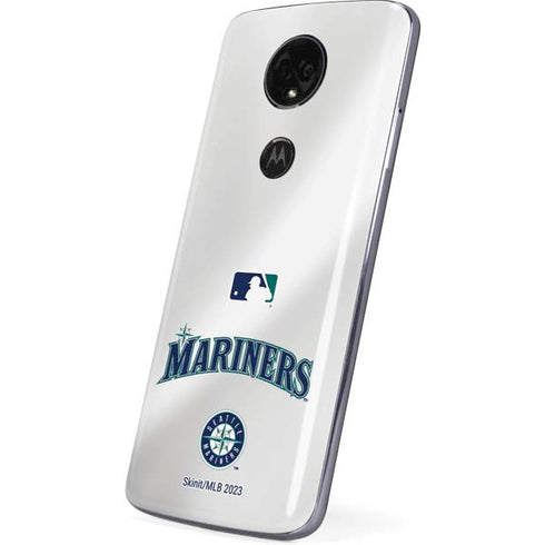 MLB Seattle Mariners Home Jersey Moto E5 Plus Skin