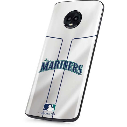 MLB Seattle Mariners Home Jersey Moto G6 Skin