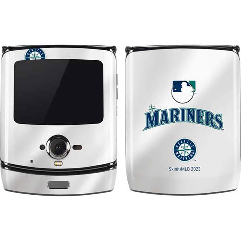 MLB Seattle Mariners Home Jersey Motorola RAZR Skin