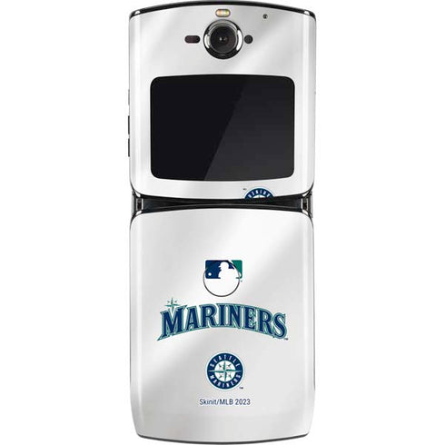 MLB Seattle Mariners Home Jersey Motorola RAZR Skin