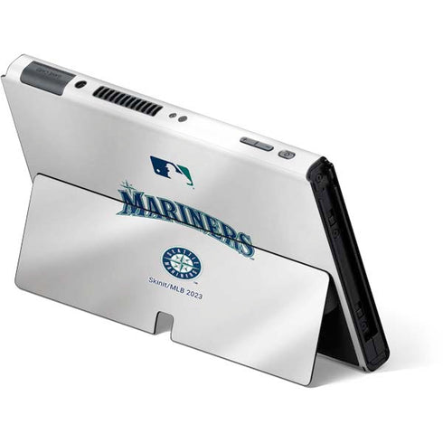 MLB Seattle Mariners Home Jersey Nintendo Switch OLED (2021) Skin