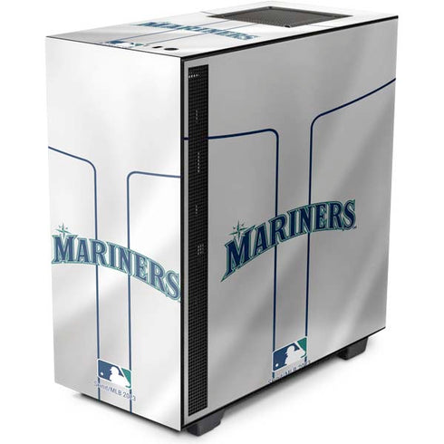 MLB Seattle Mariners Home Jersey NZXT H510 Compact ATX Mid-Tower Case Skin
