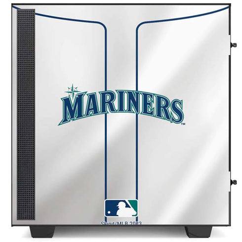 MLB Seattle Mariners Home Jersey NZXT H510 Compact ATX Mid-Tower Case Skin