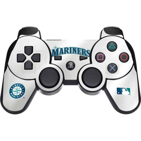 MLB Seattle Mariners Home Jersey PS3 Dual Shock wireless controller Skin