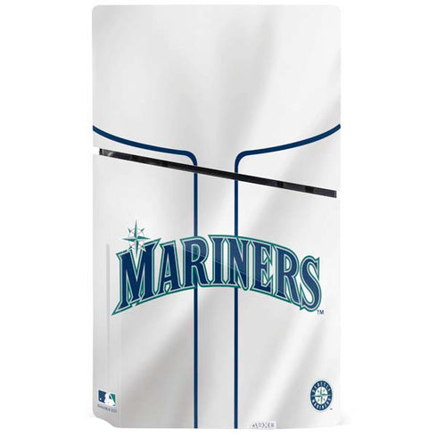 MLB Seattle Mariners Home Jersey PS5 Slim Disk Console Skin