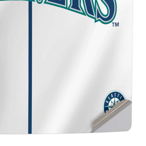 MLB Seattle Mariners Home Jersey PS5 Slim Digital Edition Console Skin