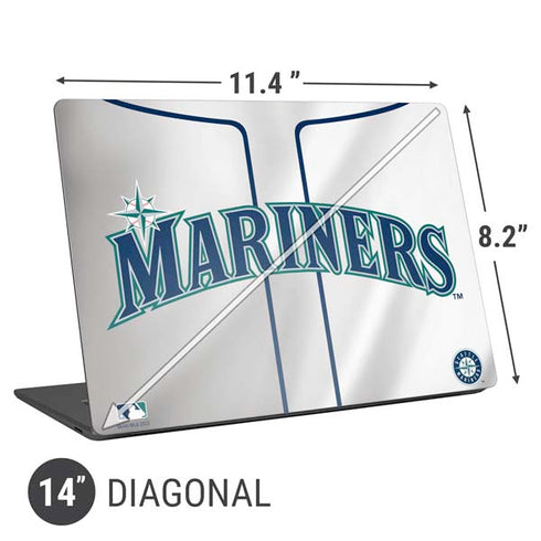MLB Seattle Mariners Home Jersey Universal Laptop 14in (11.4 x 8.2in) Skin