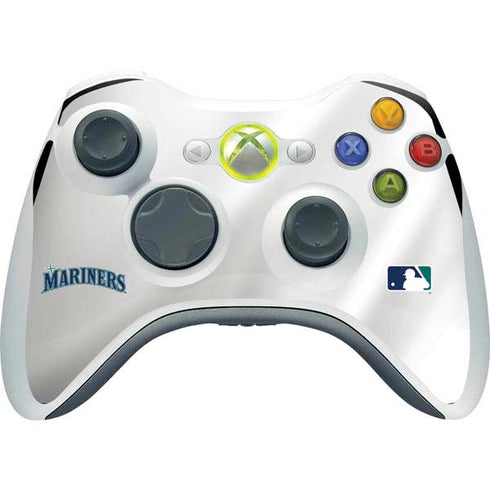MLB Seattle Mariners Home Jersey Xbox 360 Wireless Controller Skin