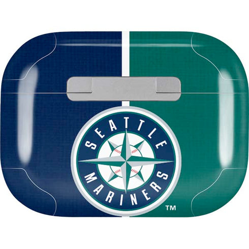 MLB Seattle Mariners Split AirPods Pro 2nd Gen Skin