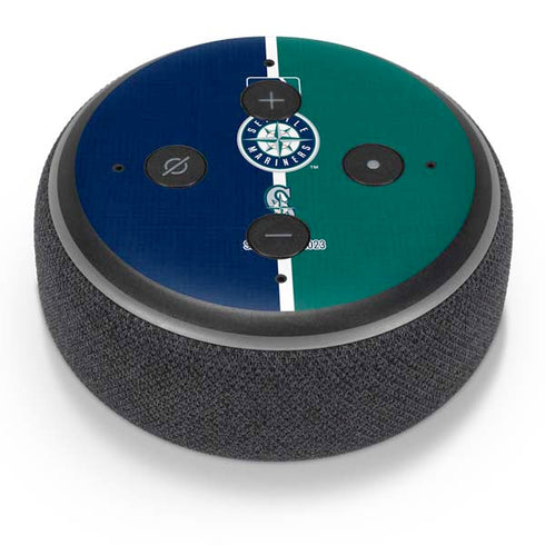 MLB Seattle Mariners Split Amazon Echo Dot Skin