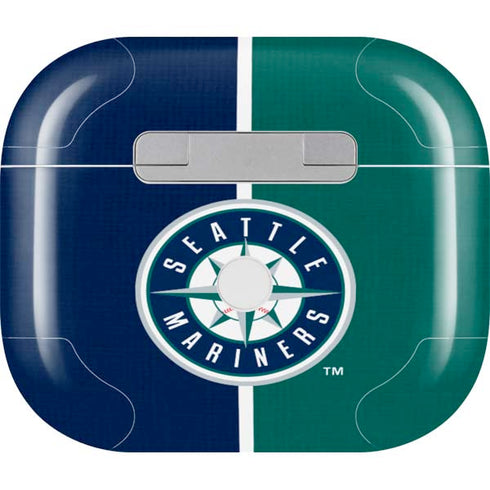 MLB Seattle Mariners Split Apple AirPods (3rd Gen 2021) Skin