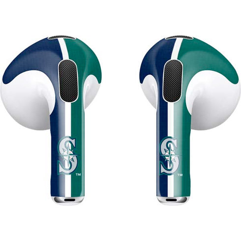 MLB Seattle Mariners Split Apple AirPods (3rd Gen 2021) Skin