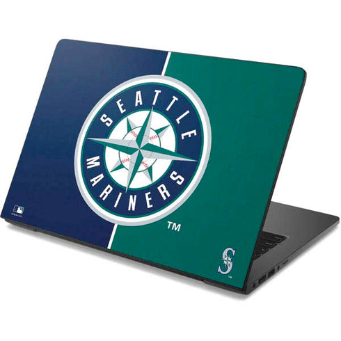 MLB Seattle Mariners Split Dell Chromebook Skin