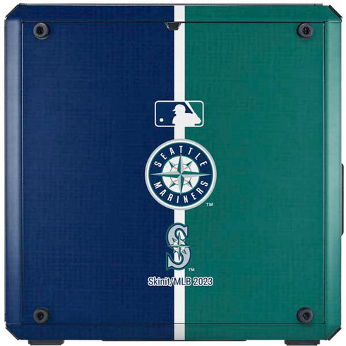 MLB Seattle Mariners Split Cooler Master MasterBox Q300L Mini Tower Skin