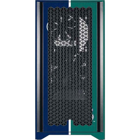 MLB Seattle Mariners Split Corsair 4000D Tempered Glass Mid-Tower ATX Case Skin