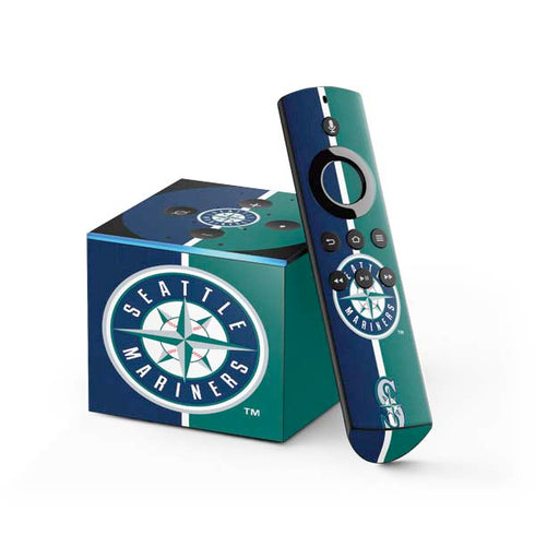 MLB Seattle Mariners Split Fire TV Cube Skin