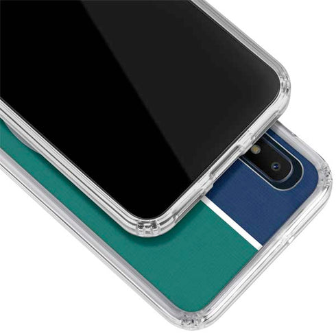 MLB Seattle Mariners Split Galaxy A10e Clear Case