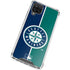 MLB Seattle Mariners Split Galaxy A12 Clear Case