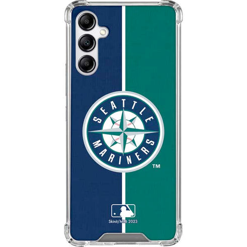 MLB Seattle Mariners Split Galaxy A15 5G Clear Case