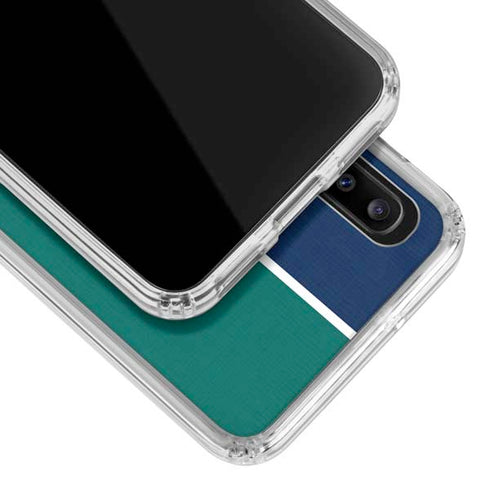 MLB Seattle Mariners Split Galaxy A30 Clear Case