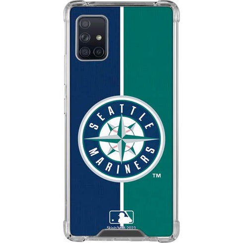 MLB Seattle Mariners Split Galaxy A51 5G Clear Case