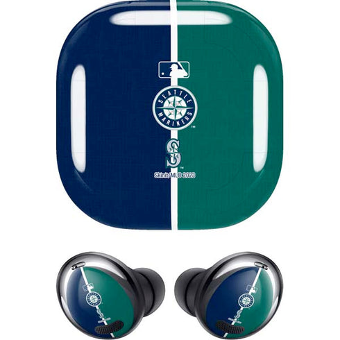 MLB Seattle Mariners Split Galaxy Buds Pro Skin