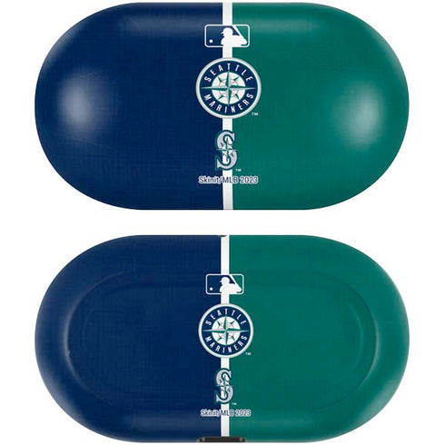 MLB Seattle Mariners Split Galaxy Buds Skin