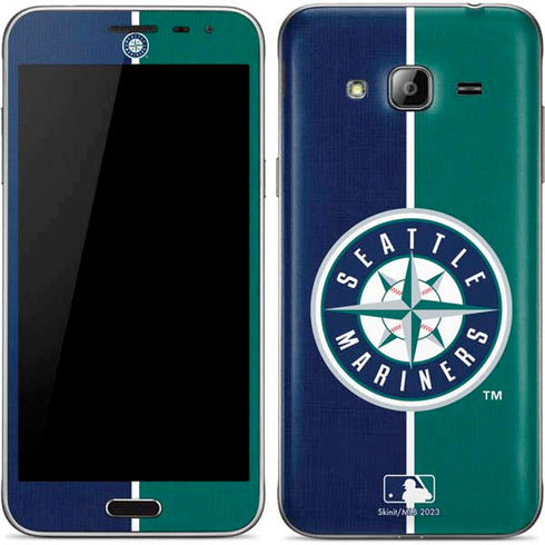 MLB Seattle Mariners Split Galaxy J3 Skin