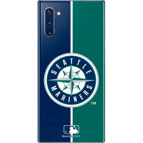 MLB Seattle Mariners Split Galaxy Note 10 Skin