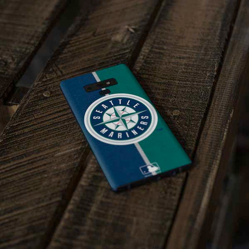 MLB Seattle Mariners Split Galaxy Note 9 Skin
