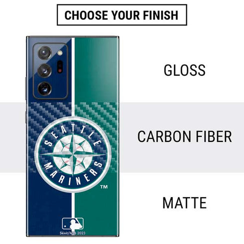 MLB Seattle Mariners Split Galaxy Note20 Ultra 5G Skin