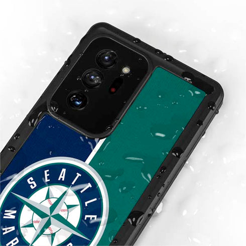 MLB Seattle Mariners Split Galaxy Note20 Ultra 5G Waterproof Case