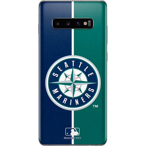 MLB Seattle Mariners Split Galaxy S10 Plus Skin