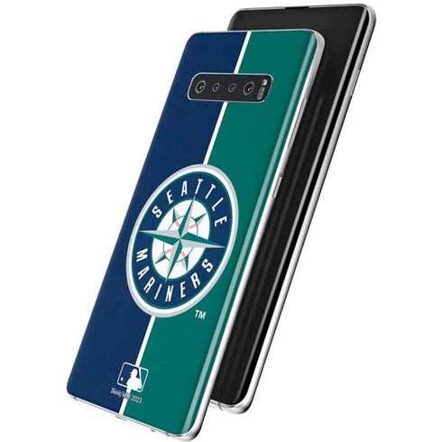 MLB Seattle Mariners Split Galaxy S10 Plus Skin