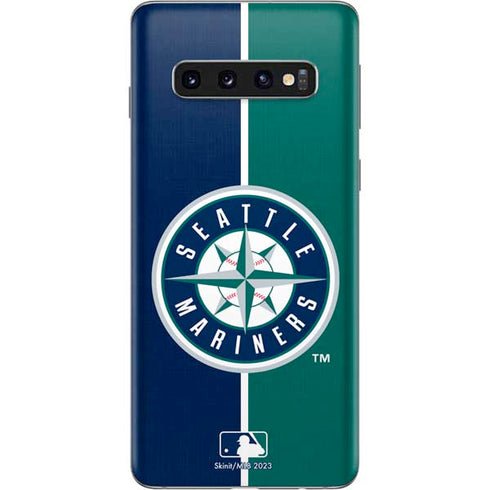 MLB Seattle Mariners Split Galaxy S10 Skin