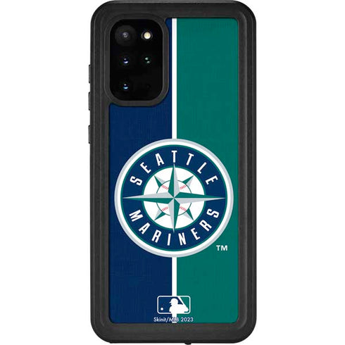MLB Seattle Mariners Split Galaxy S20 Plus Waterproof Case