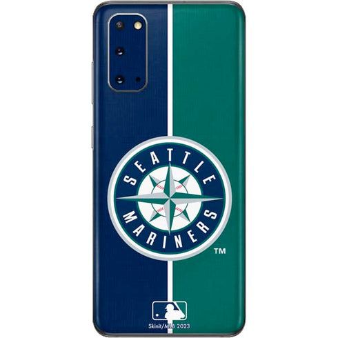 MLB Seattle Mariners Split Galaxy S20 Skin