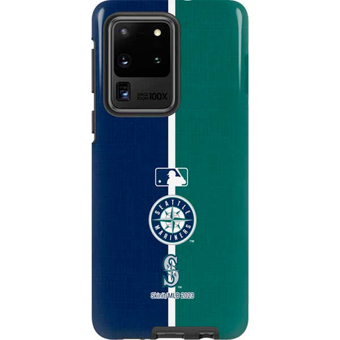 MLB Seattle Mariners Split Galaxy S20 Ultra 5G Pro Case