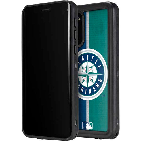 MLB Seattle Mariners Split Galaxy S20 Waterproof Case