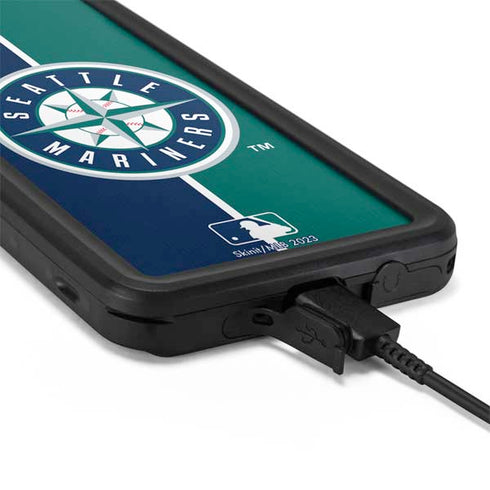 MLB Seattle Mariners Split Galaxy S20 Waterproof Case