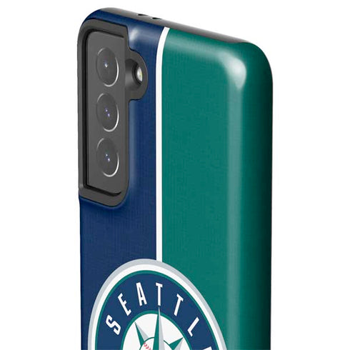 MLB Seattle Mariners Split Galaxy S21 5G Pro Case