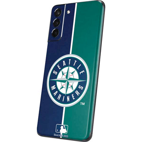 MLB Seattle Mariners Split Galaxy S21 5G Skin