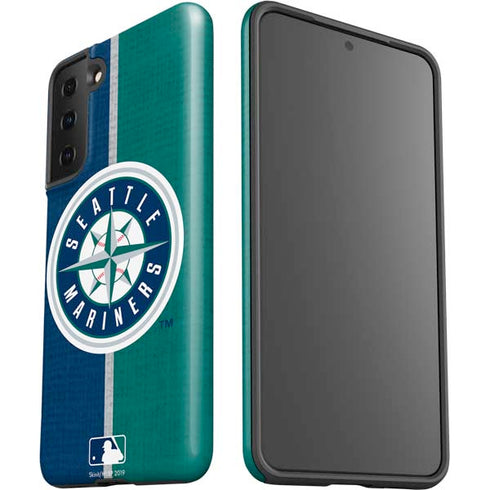 MLB Seattle Mariners Split Galaxy S21 FE Pro Case