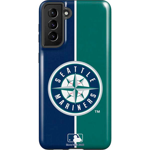 MLB Seattle Mariners Split Galaxy S21 Plus 5G Pro Case