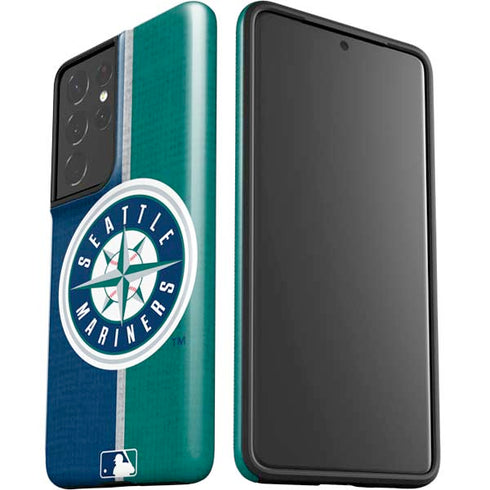 MLB Seattle Mariners Split Galaxy S21 Ultra 5G Pro Case