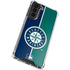 MLB Seattle Mariners Split Galaxy S22 Plus Clear Case