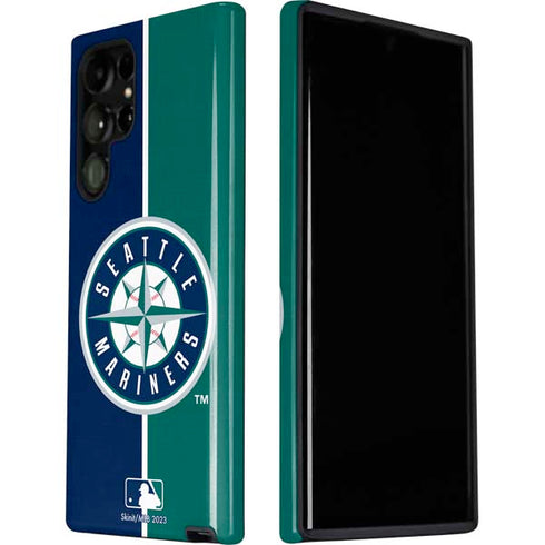 MLB Seattle Mariners Split Galaxy S22 Ultra Pro Case
