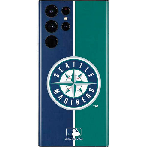 MLB Seattle Mariners Split Galaxy S22 Ultra Skin