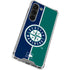 MLB Seattle Mariners Split Galaxy S23 Clear Case