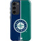 MLB Seattle Mariners Split Galaxy S23 Plus Pro Case